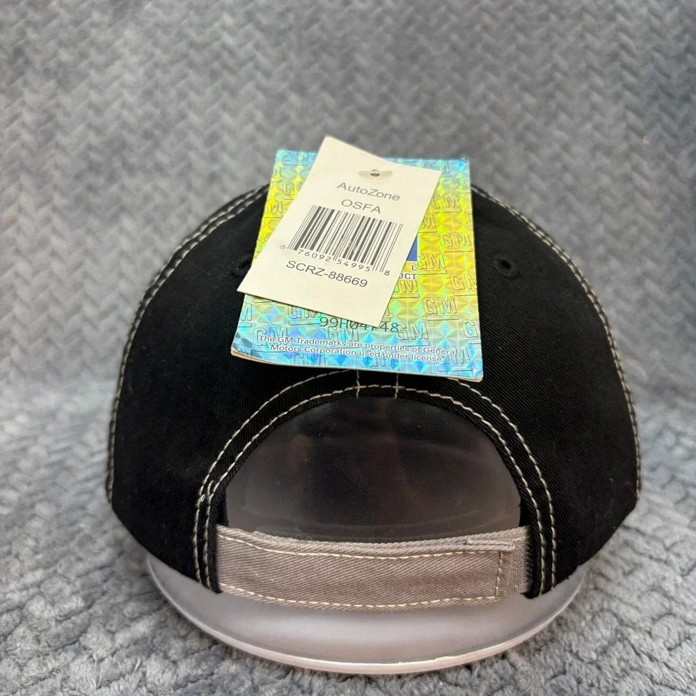 Chevrolet Bowtie Hat Black Grey GM Licensed H3 Sportgear Baseball Cap NEW